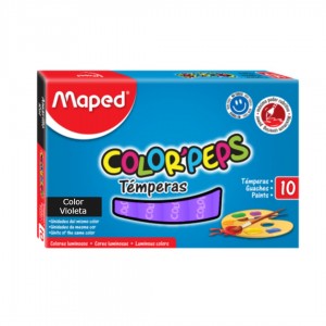 MAPED TEMPERAS VIOLETA BERENJENA 8ml x 10u